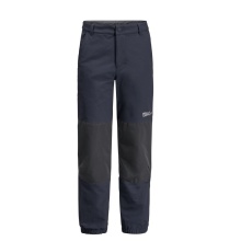 Jack Wolfskin Winter-Softshellhose Rascal Winter Pants (winddicht, wasserabweisend) lang nachtblau Kinder