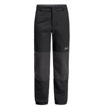 Jack Wolfskin Winter-Softshellhose Rascal Winter Pants (winddicht, wasserabweisend) lang schwarz Kinder