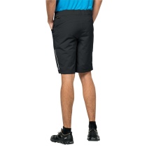 Jack Wolfskin Softshellhose Tourer Shorts (wasserabweisend, windabweisend) kurz schwarz Herren