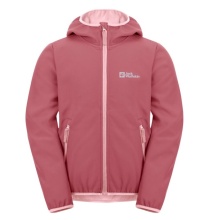 Jack Wolfskin Softshelljacke Fourwinds 2024 (robust, atmungsaktiv) pink Mädchen