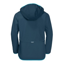 Jack Wolfskin Softshelljacke Fourwinds (wind-& wasserabweisend) darkblau Kinder