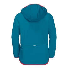 Jack Wolfskin Softshelljacke Fourwinds (wind-& wasserabweisend) everestblau Kinder