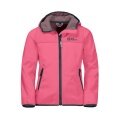 Jack Wolfskin Softshelljacke Fourwinds (wind-& wasserabweisend) pink Kinder