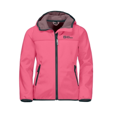 Jack Wolfskin Softshelljacke Fourwinds (wind-& wasserabweisend) pink Kinder