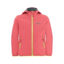 Jack Wolfskin Softshelljacke Fourwinds (winddicht, gefüttert) 2025 sunset pink/coral Mädchen