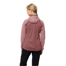 Jack Wolfskin Softshelljacke Go Hike (Kapuze, winddicht, wasserabweisend) rosa Damen