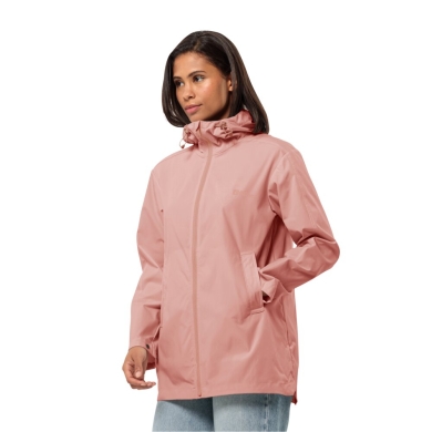 Jack Wolfskin Softshellmantel Desert Wind (winddicht, wasserabweisend) rosa Damen