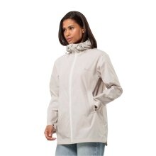 Jack Wolfskin Softshellmantel Desert Wind (winddicht, wasserabweisend) cremeweiss Damen