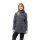 Jack Wolfskin Softshellmantel Windhain Coat (winddicht, wasserabweisend, atmungsaktiv) dunkelgrau Damen