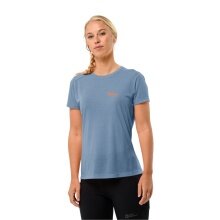 Jack Wolfskin Sport-Shirt Vonnan (atmungsaktiv, geruchshemmend) hellblau Damen