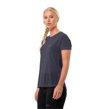 Jack Wolfskin Sport-Shirt Vonnan (atmungsaktiv, geruchshemmend) graphitegrau Damen