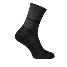 Jack Wolfskin Wandersocke Crew Light Multi (schnelltrocknend, atmungsaktiv) schwarz - 1 Paar