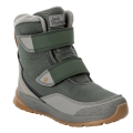 Jack Wolfskin Winterstiefel Polar Bear Texapore High VC (robust, wasserdicht) dunkelgrün/grau Kinder