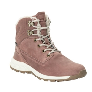 Jack Wolfskin Winterstiefel Queenstown City Texapore Mid (Leder, wasserdicht) rosa Damen