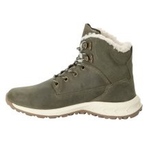 Jack Wolfskin Winterstiefel Queenstown City Texapore Mid (Leder, wasserdicht) mossgrün Damen