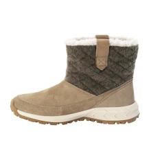 Jack Wolfskin Winterstiefel Queenstown Texapore Boot (Veloursleder, wasserdicht) cookiebraun Damen