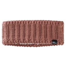 Jack Wolfskin Stirnband (Strickmuster) Highloft Knit Headband - rosa Damen