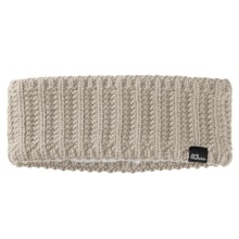 Jack Wolfskin Stirnband (Strickmuster) Highloft Knit Headband - grau Damen