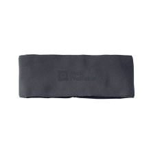 Jack Wolfskin Stirnband Real Stuff Headband (elastisch, warm) - ebonygrau Damen