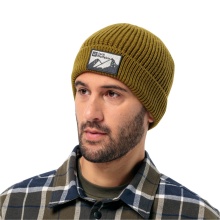 Jack Wolfskin Strickmütze Edo Badge Beanie - olivegrün Herren