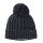 Jack Wolfskin Strickmütze Highloft Knit Beanie mit Bommel - nachtblau Damen