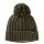 Jack Wolfskin Strickmütze Highloft Knit Beanie mit Bommel - mossgrün Damen