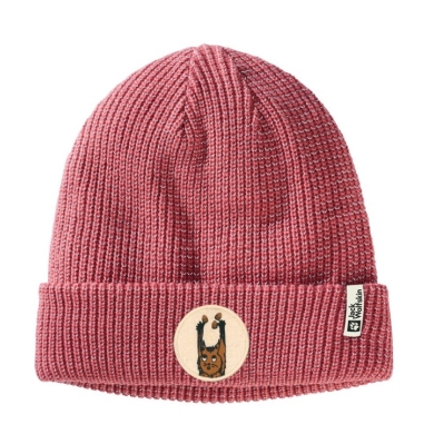 Jack Wolfskin Strickmütze (Beanie) Night Hawk - pink Mädchen