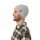 Jack Wolfskin Strickmütze Rib Knit Beanie (Fleece-Futter) grau