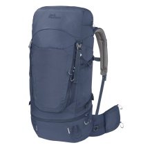 Jack Wolfskin Trekkingrucksack Highland Trail (Mehrtagestouren) 55+5 Liter nachtblau