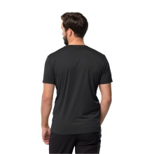 Jack Wolfskin Wander-Tshirt Tech T (leicht, geruchshemmend) schwarz Herren