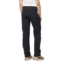 Jack Wolfskin Softshell-Wanderhose Active Track Pant (sehr atmungsaktiv, wasserabweisend) schwarz Damen