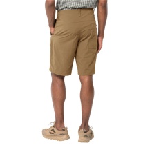 Jack Wolfskin Alltags-Wanderhose Desert Shorts (atmungsaktiv, schnelltrocknend) kurz braun Herren