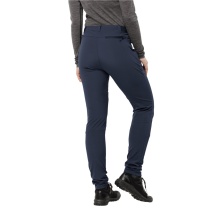 Jack Wolfskin Softshell-Wanderhose Geigelstein Slim Pant (wasserabweisend, atmungsaktiv) nachtblau Damen