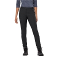 Jack Wolfskin Softshell-Wanderhose Geigelstein Slim Pant (wasserabweisend, atmungsaktiv) schwarz Damen