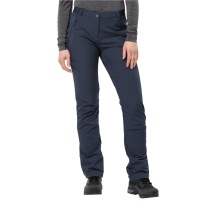 Jack Wolfskin Softshell-Wanderhose Geigelstein Pant (wasserabweisend, sehr atmungsaktiv) nachtblau Damen