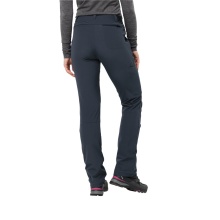 Jack Wolfskin Softshell-Wanderhose Geigelstein Pant (wasserabweisend, sehr atmungsaktiv) nachtblau Damen