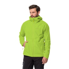 Jack Wolfskin Wanderjacke Emberberg 3l (sehr atmungsaktiv, wasserdicht, winddicht) limegrün Herren