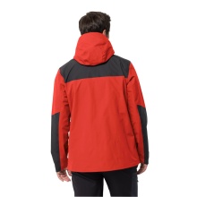 Jack Wolfskin Wanderjacke Jasper Flex 2023 (Wetterschutzjacke, wasser-/ winddicht, atmungsaktiv) rot Herren