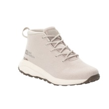 Jack Wolfskin Wanderschuhe Campfire Mid Wool (Bio-Baumwolle, bequem, atmungsaktiv) grau Damen