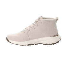 Jack Wolfskin Wanderschuhe Campfire Mid Wool (Bio-Baumwolle, bequem, atmungsaktiv) grau Damen