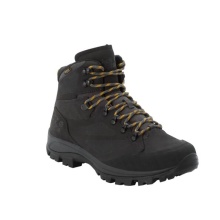 Jack Wolfskin Trekking-Wanderschuhe Rebellion Texapore Mid (Nubukleder, wasserdicht) schwarz Herren