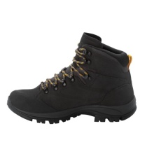 Jack Wolfskin Trekking-Wanderschuhe Rebellion Texapore Mid (Nubukleder, wasserdicht) schwarz Herren