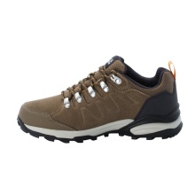 Jack Wolfskin Wanderschuhe Refugio Texapore Low (Veloursleder, wasserdicht) braun Damen