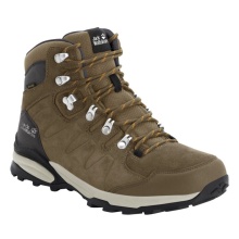 Jack Wolfskin Wanderschuhe Refugio Texapore Mid (Veloursleder, wasserdicht) braun Damen