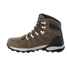 Jack Wolfskin Wanderschuhe Refugio Texapore Mid (Veloursleder, wasserdicht) braun Damen