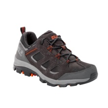 Jack Wolfskin Wanderschuhe Vojo 3 Texapore Low (wasserdicht, atmungsaktiv) dunkelgrau/orange Herren