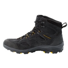 Jack Wolfskin Wanderschuhe Vojo 3 Texapore Mid (wasserdicht, atmungsaktiv) schwarz/gelb Herren