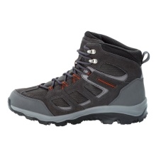 Jack Wolfskin Wanderschuhe Vojo 3 Texapore Mid (wasserdicht, atmungsaktiv) dunkelgrau/orange Herren