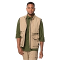 Jack Wolfskin Wander-Weste Lightsome (leicht, winddicht, wasserabweisend) sandbraun Herren