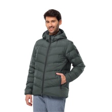 Jack Wolfskin Winter-Daunenjacke Colonius (winddicht, wasserabweisend, atmungsaktiv) dunkelgrün Herren